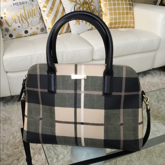 Kate Spade Grant Street Rachelle Woodland PlaidBag - Picture 3 of 6
